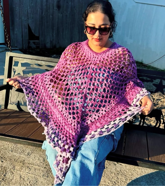Purple Poncho