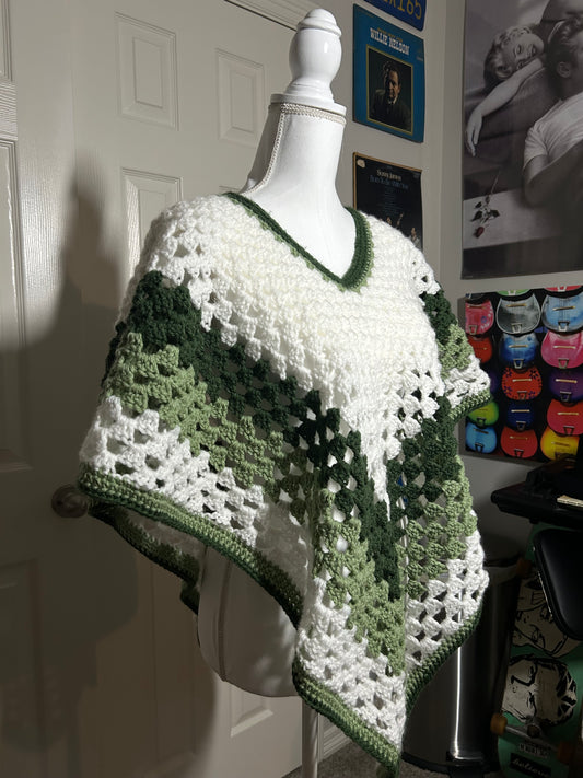 Multi color men’s poncho