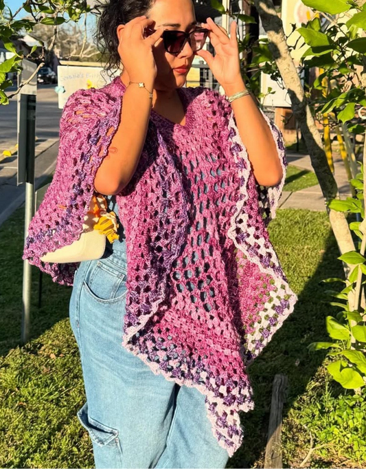 Purple Poncho